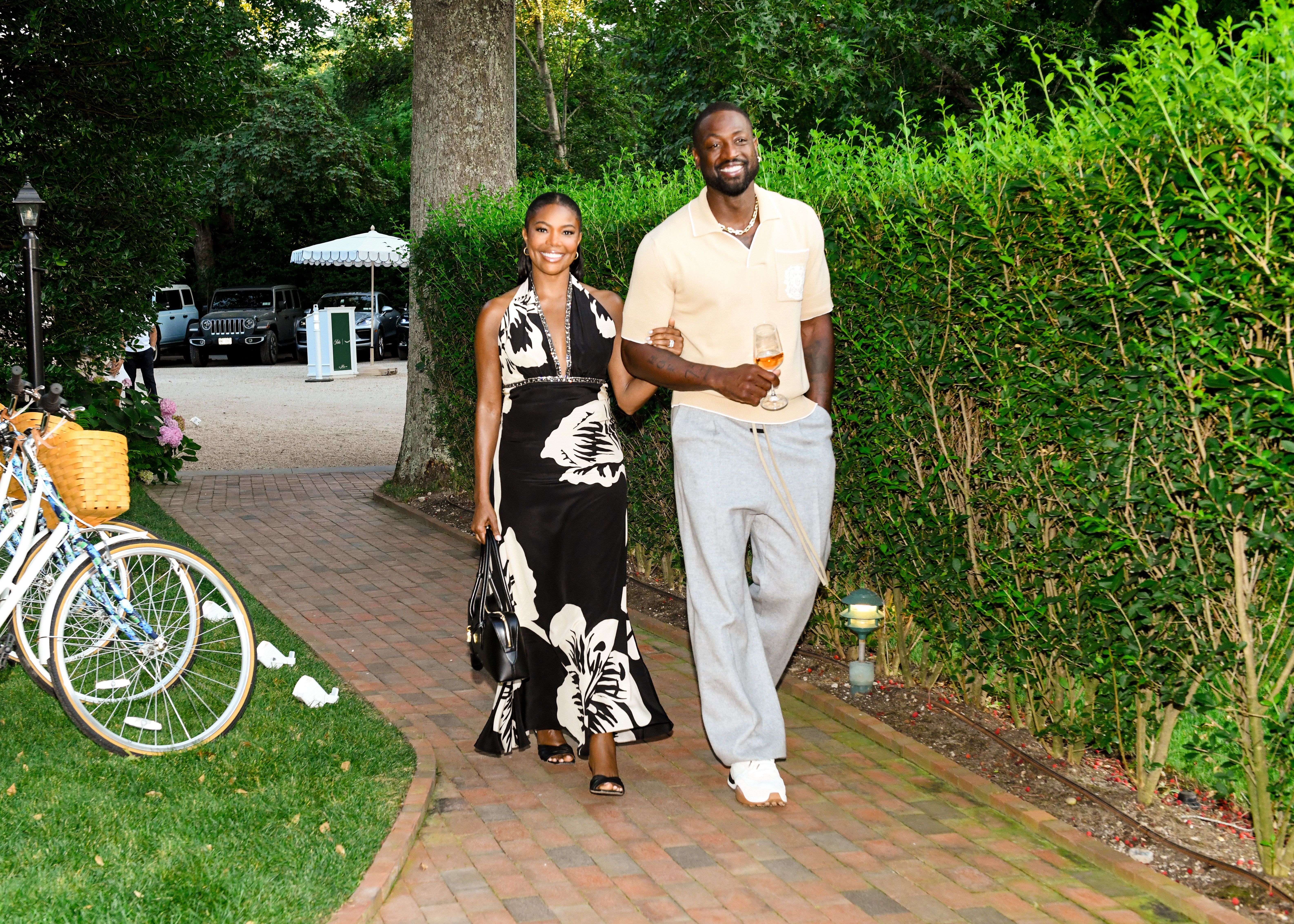 Gabrielle Union's vacation outfit in the Hamptons 2025