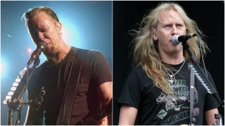 James Hetfield and Jerry Cantrell