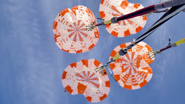 See SpaceX's Crew Dragon Parachutes in Action in This Epic Video Compilation