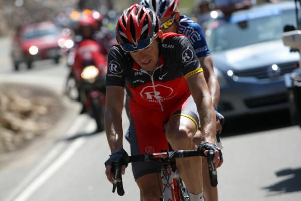 Radioshack's Jason McCartney did his share of the work to try and make the break survive.