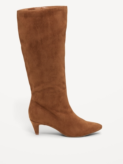 Tall Kitten Heel Boots for Women