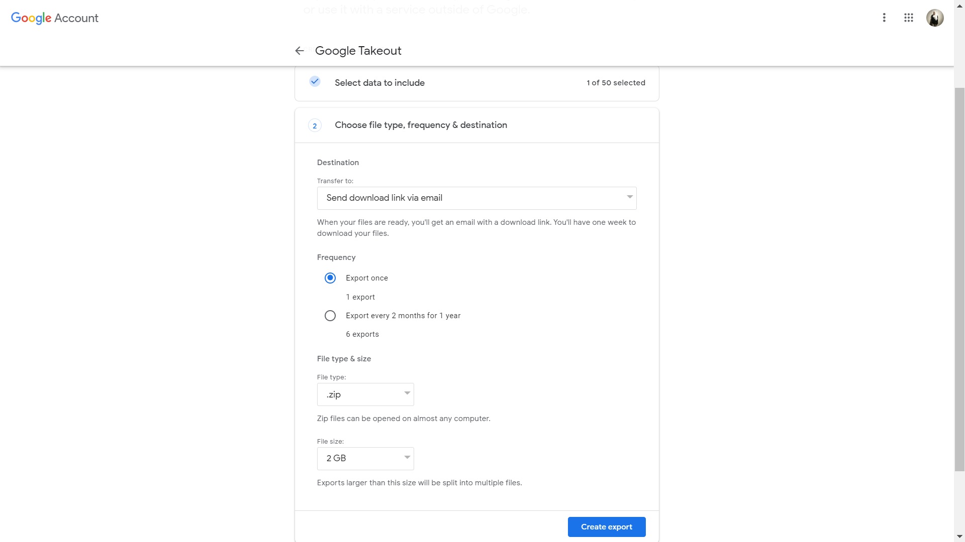Cómo guardar datos de Google Hangouts a través de Google Takeout