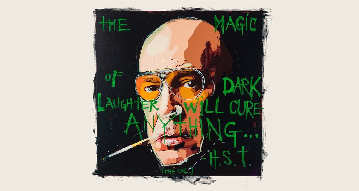 A selection of Johnny Depp's artwork.