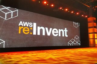 AWS Re:Invent keynote stage