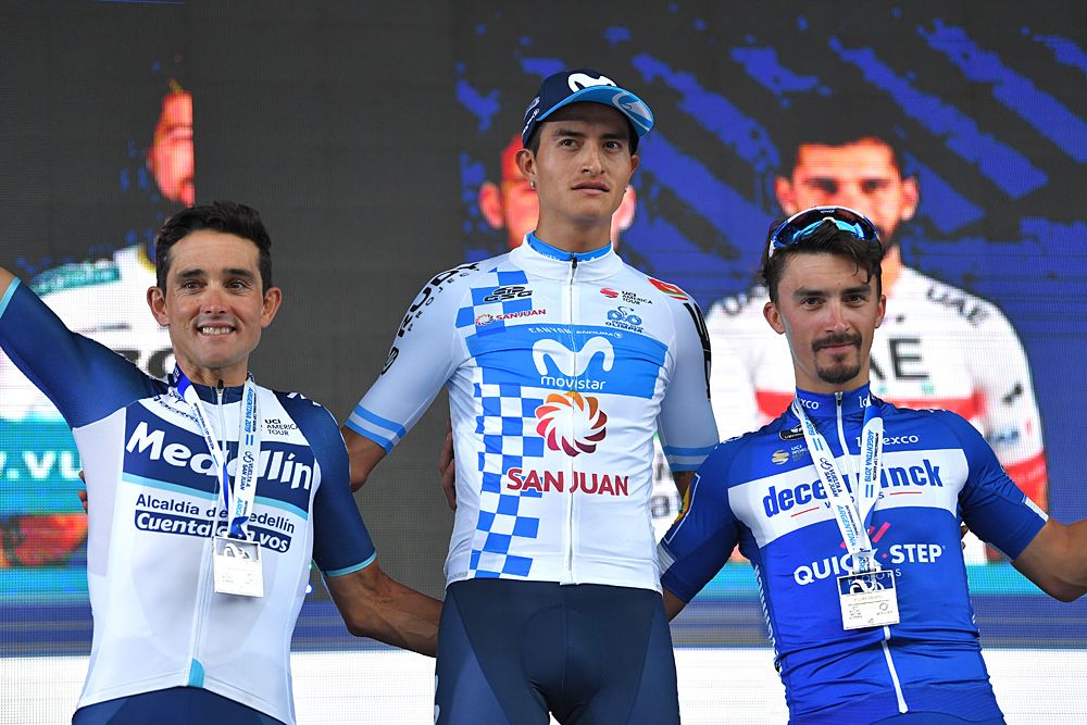 Winner Anacona wins Vuelta a San Juan, Julian Alaphilippe second and Oscar Sevilla third