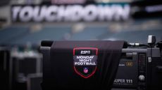ESPN logo on NFL Monday Night Football camera