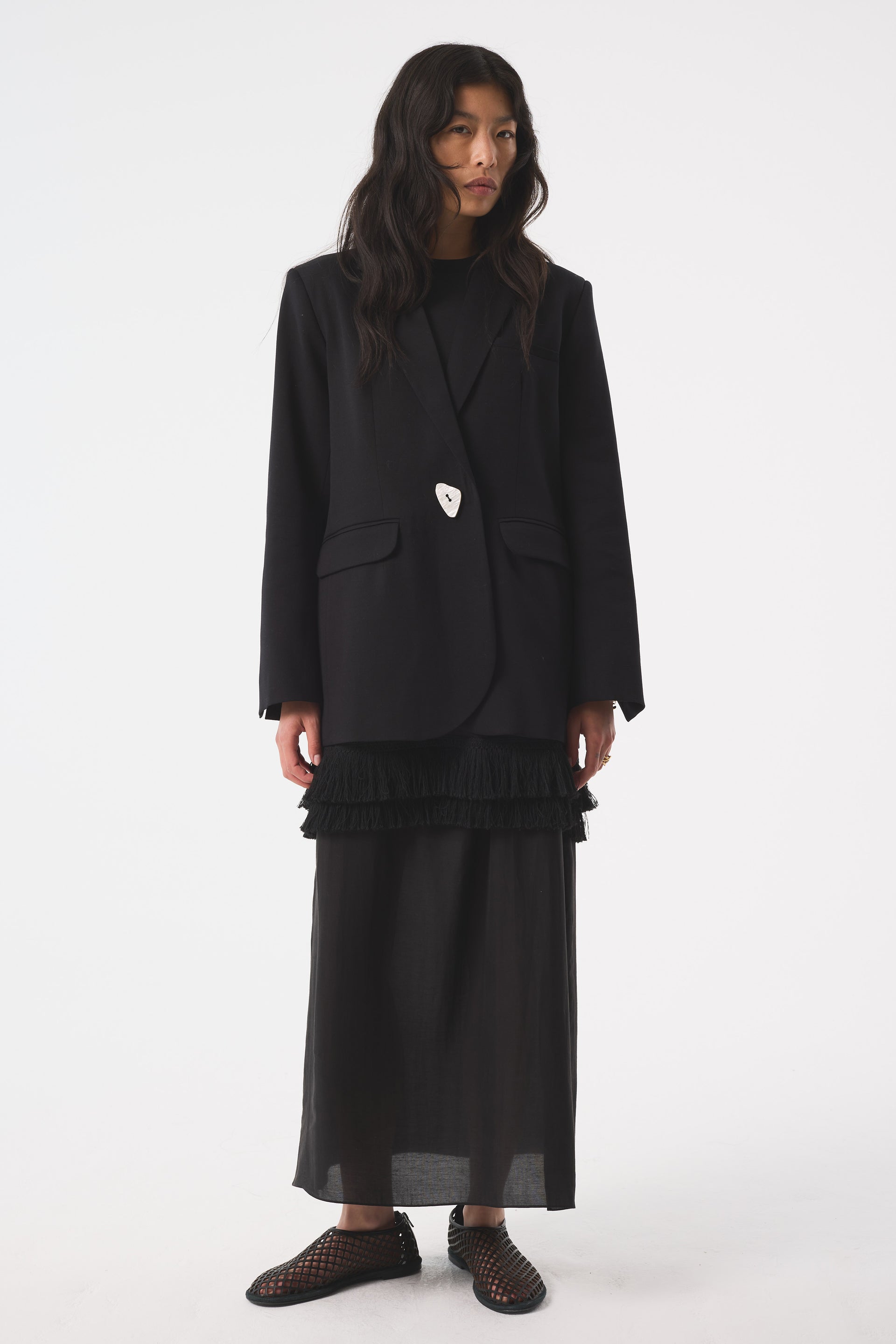 Noor Black Jacket - Black / 6