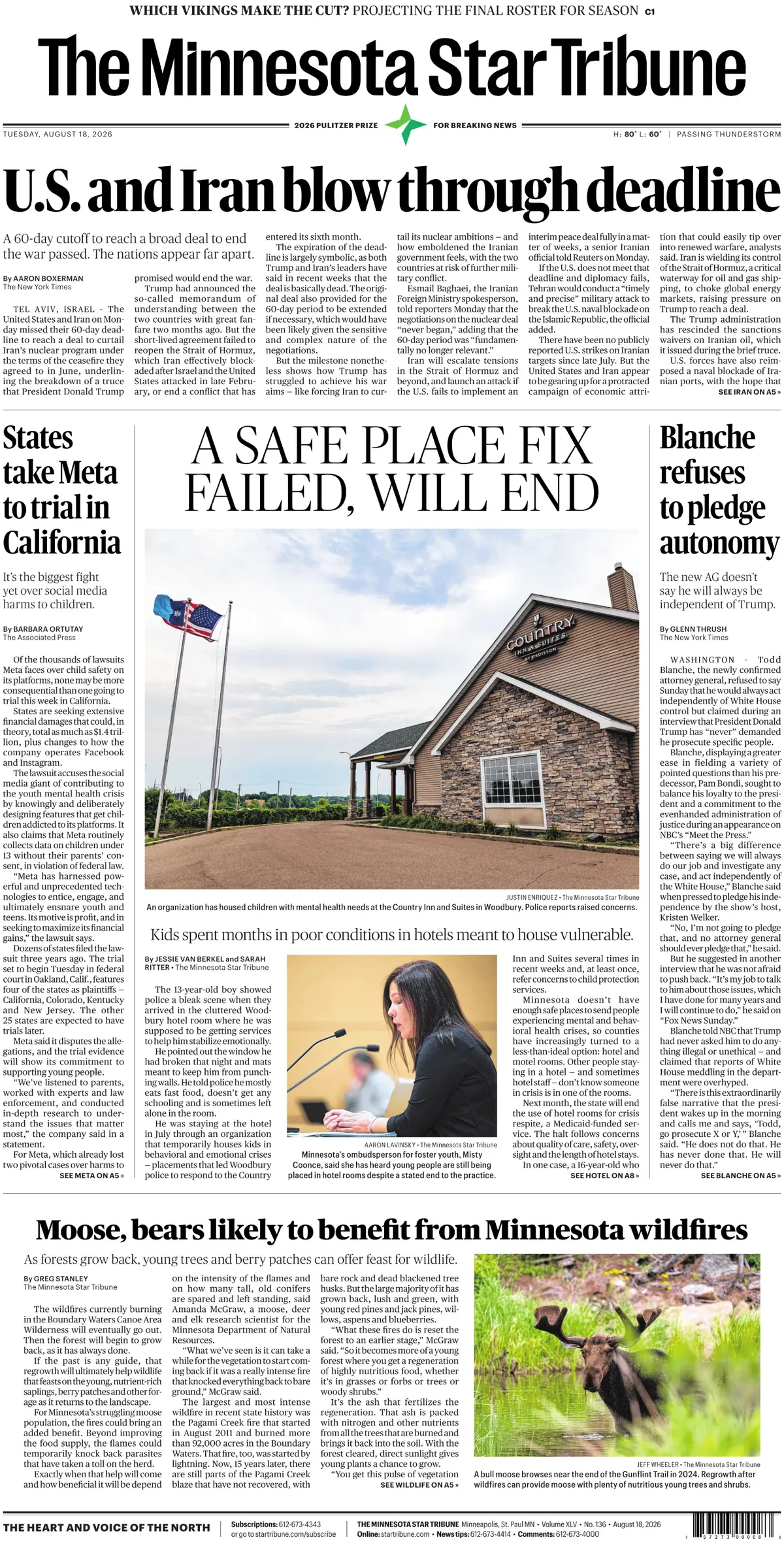 The Minnesota Star Tribune
