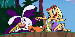 Charlie Adler and Kaley Cuoco on Brandy & Mr. Whiskers
