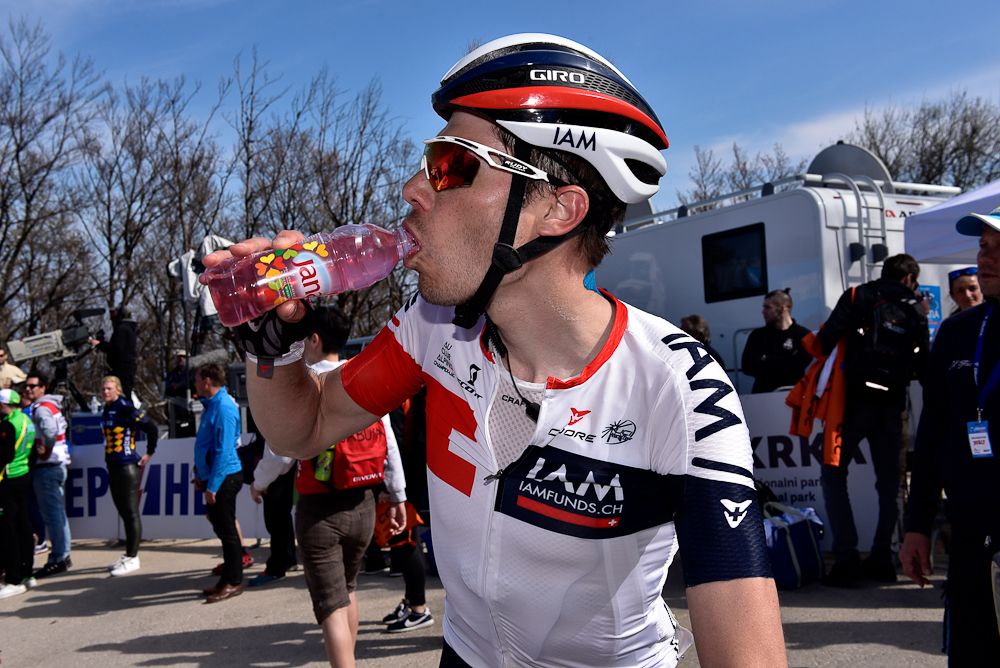 Refreshments for an IAM Cycling rider