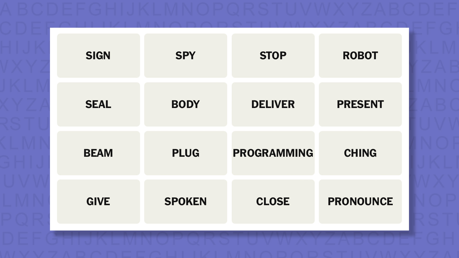 NYT Connections hints for game 881 on a purple background