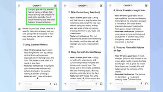 ChatGPT haircut prompt
