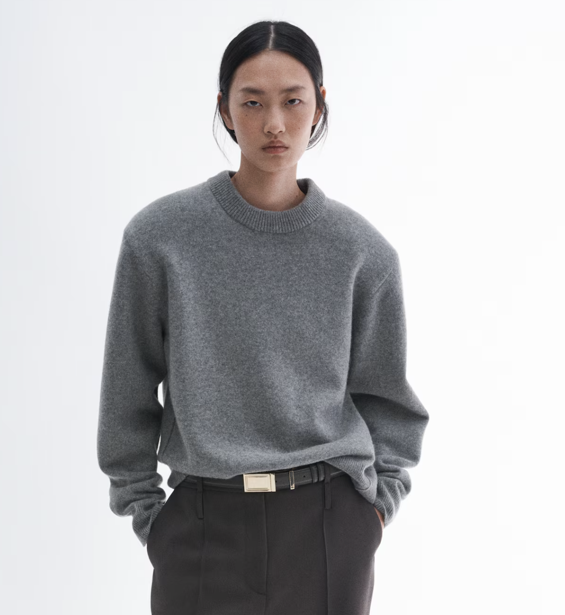 H&amp;amp;M , Shoulder Pad Wool Blend Jumper