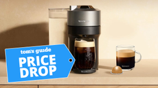 Nespresso Vertuo POP+ Deluxe Coffee and Espresso Machine by Breville, Titan