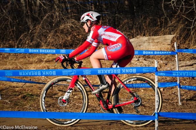 Elle Anderson (California Giant Cycling) with one lap to go