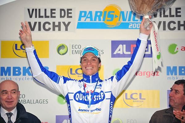 A happy Chavanel after his stage win in Vichy.