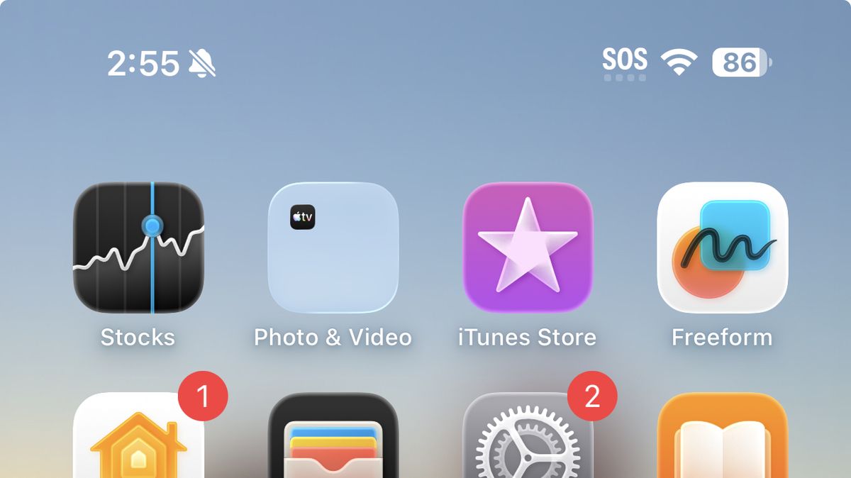Verizon showing SOS
