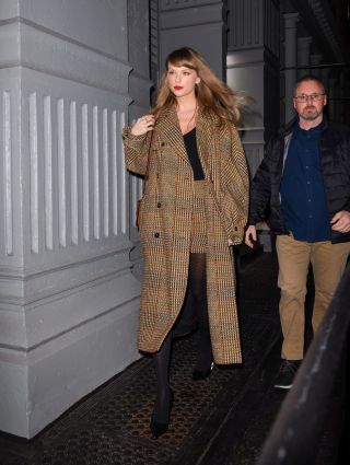 NEW YORK, NEW YORK - DECEMBER 05: Taylor Swift is seen in Manhattan on December 05, 2023 in New York City.