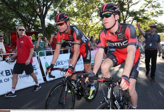 Brookwalter with BMC teammate Cadel Evans at the People's Choice Classic