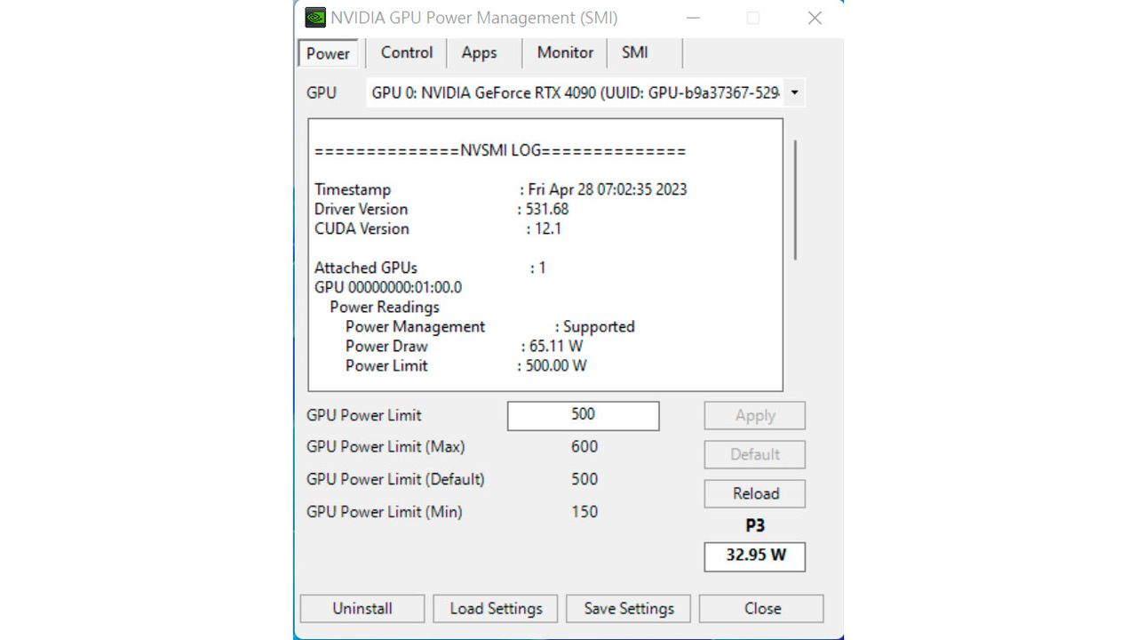 Nvidia Power Management