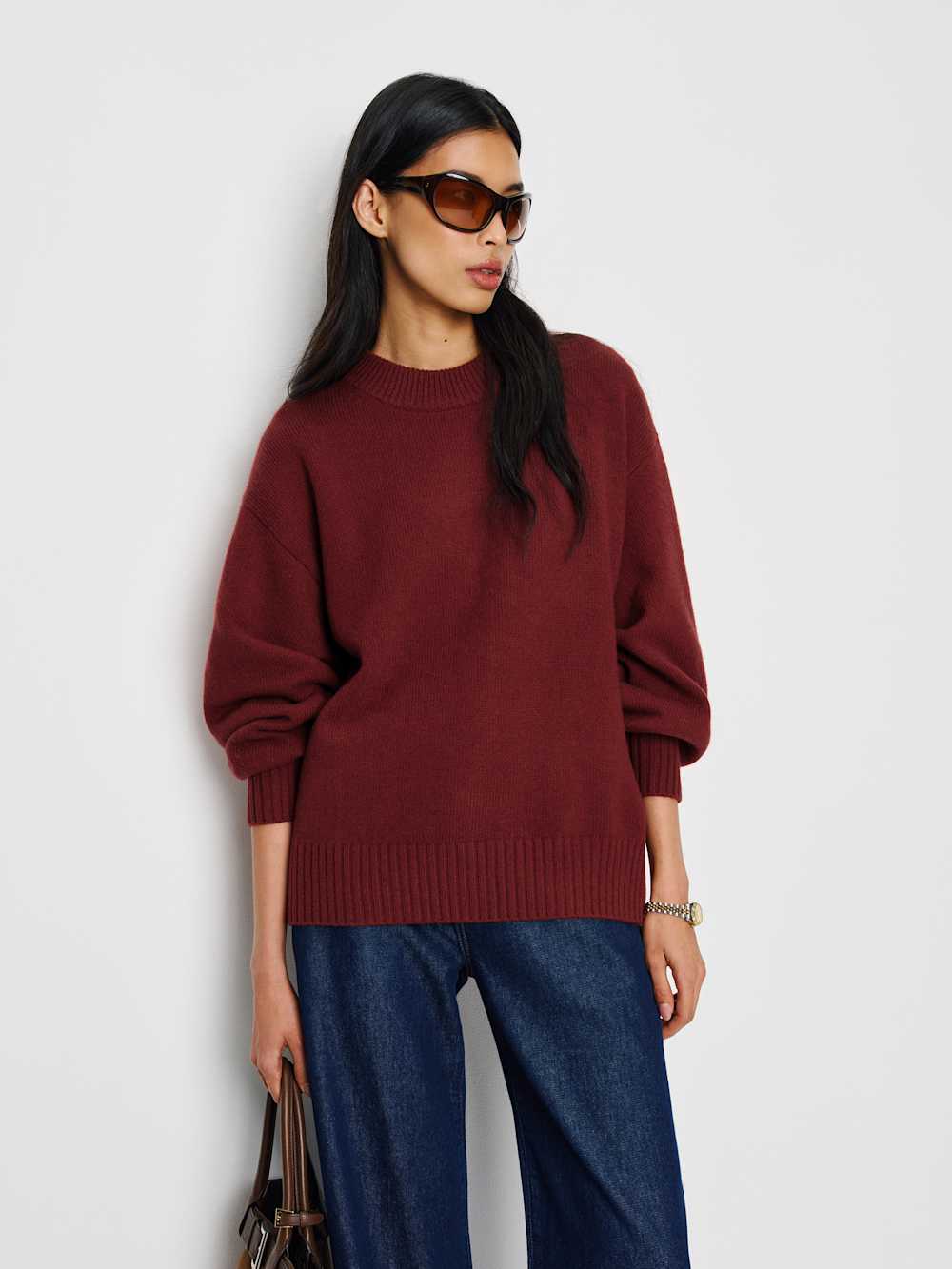 Cove Cashmere Oversized Crew