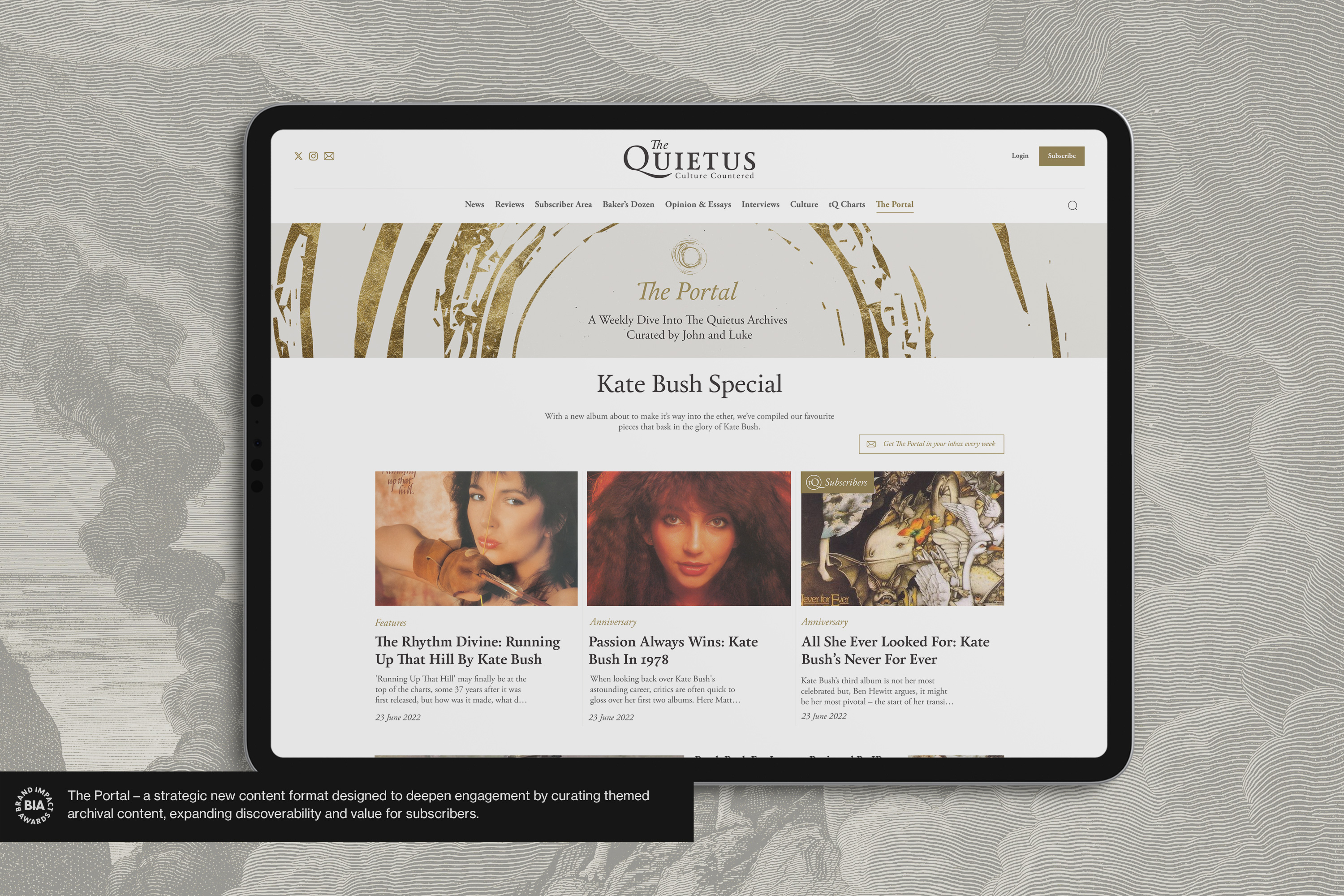 The Quietus on the iPad