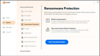 Avast One : bouclier contre les ransomwares