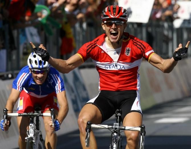 2006 Worlds: Gerald Ciolek (Germany) signalled what was to come with a victory in the U23 road race in Salzburg, Austria