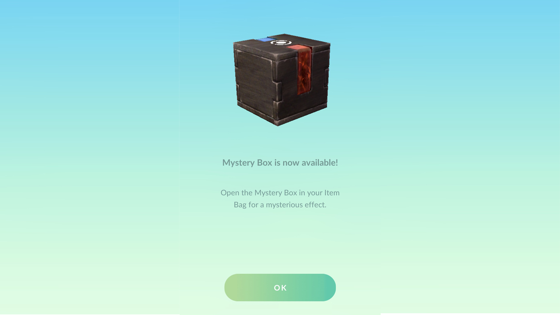 Pokemon Go Mystery Box