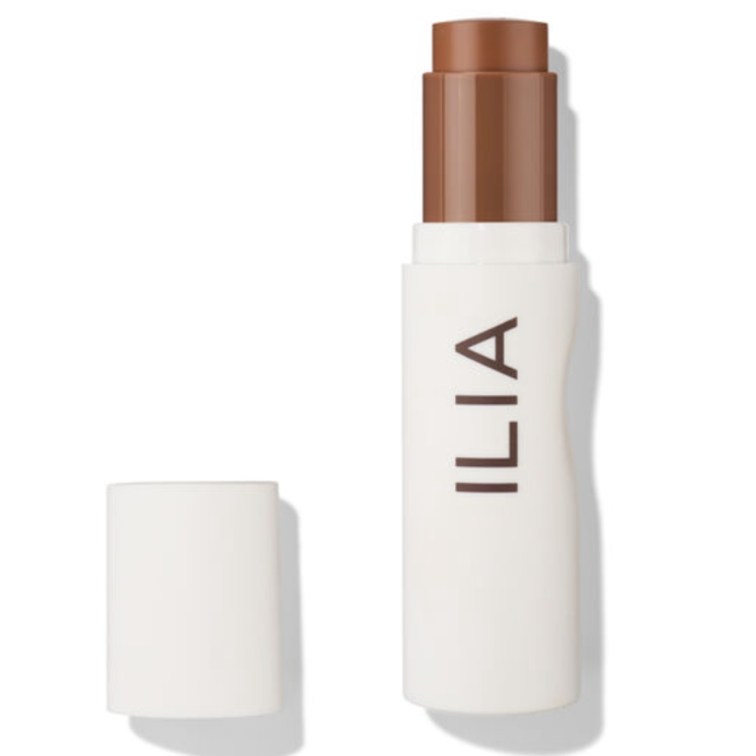 A product shot of the ILIA Beauty Skin Rewind Complexion Stick, on a white background