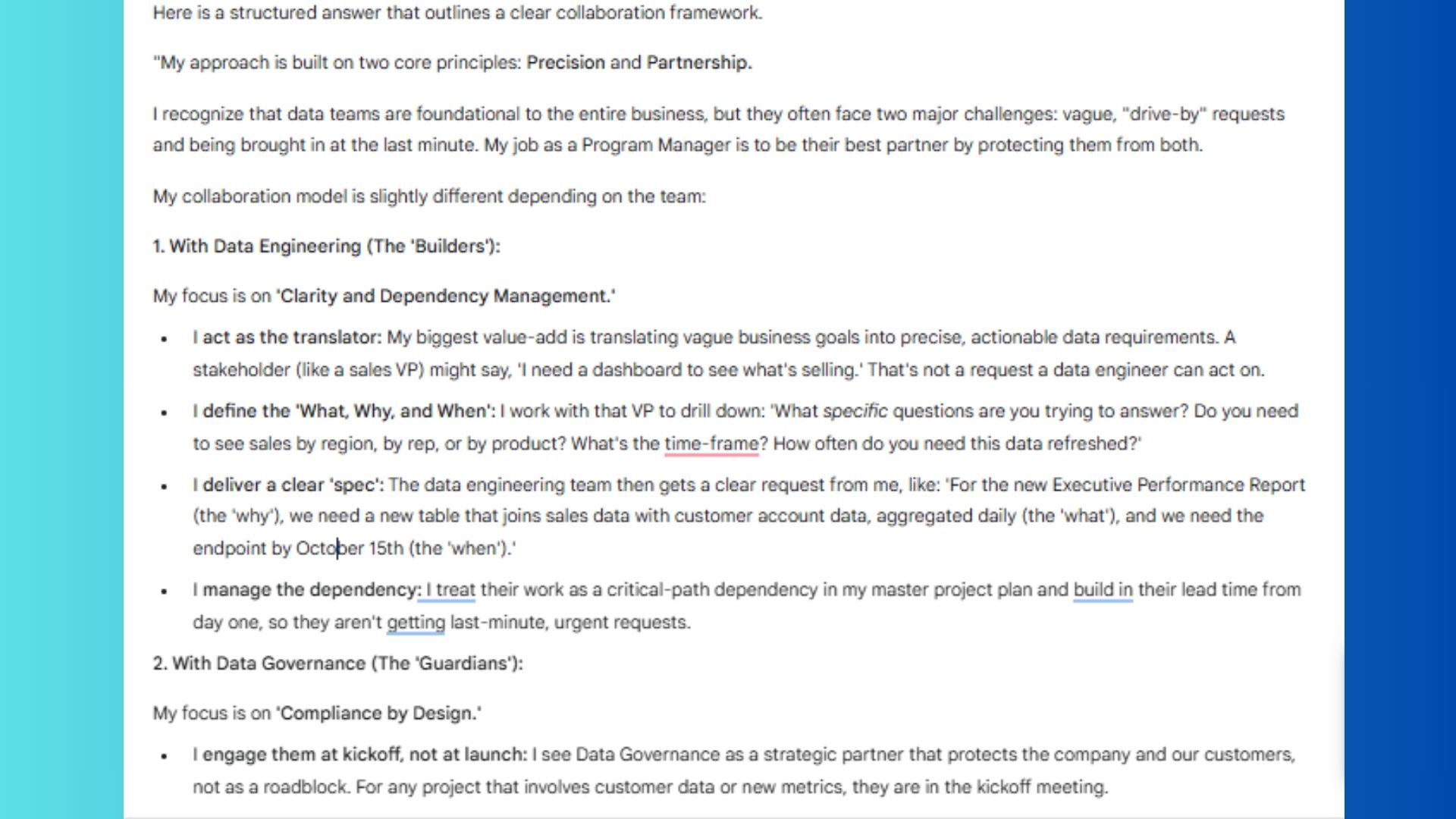 bot job interview screenshot