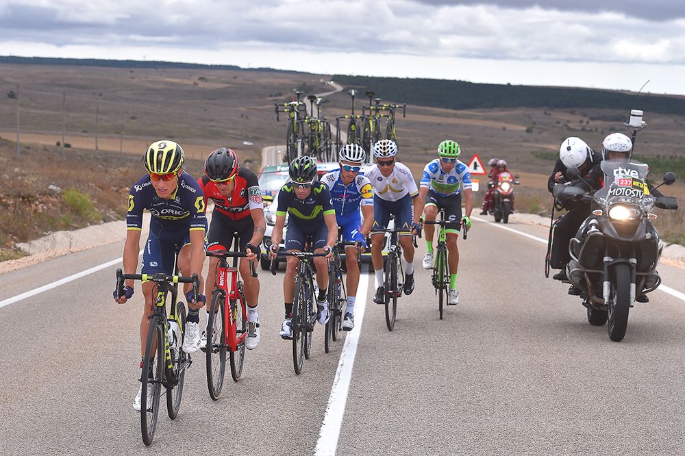 The stage 17 breakaway at the Vuelta