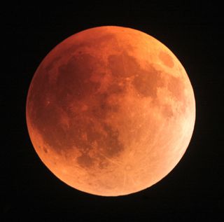 The lunar eclipse of August 28, 2007, was visible from Wrightwood, CA.