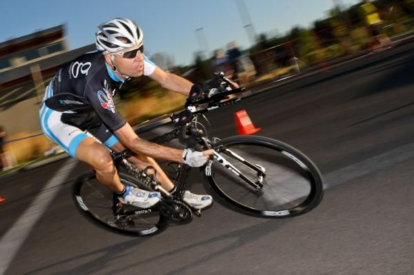 Burke Swindlehurst (Team Give) starts in on his 17th Cascade Cycling Classic