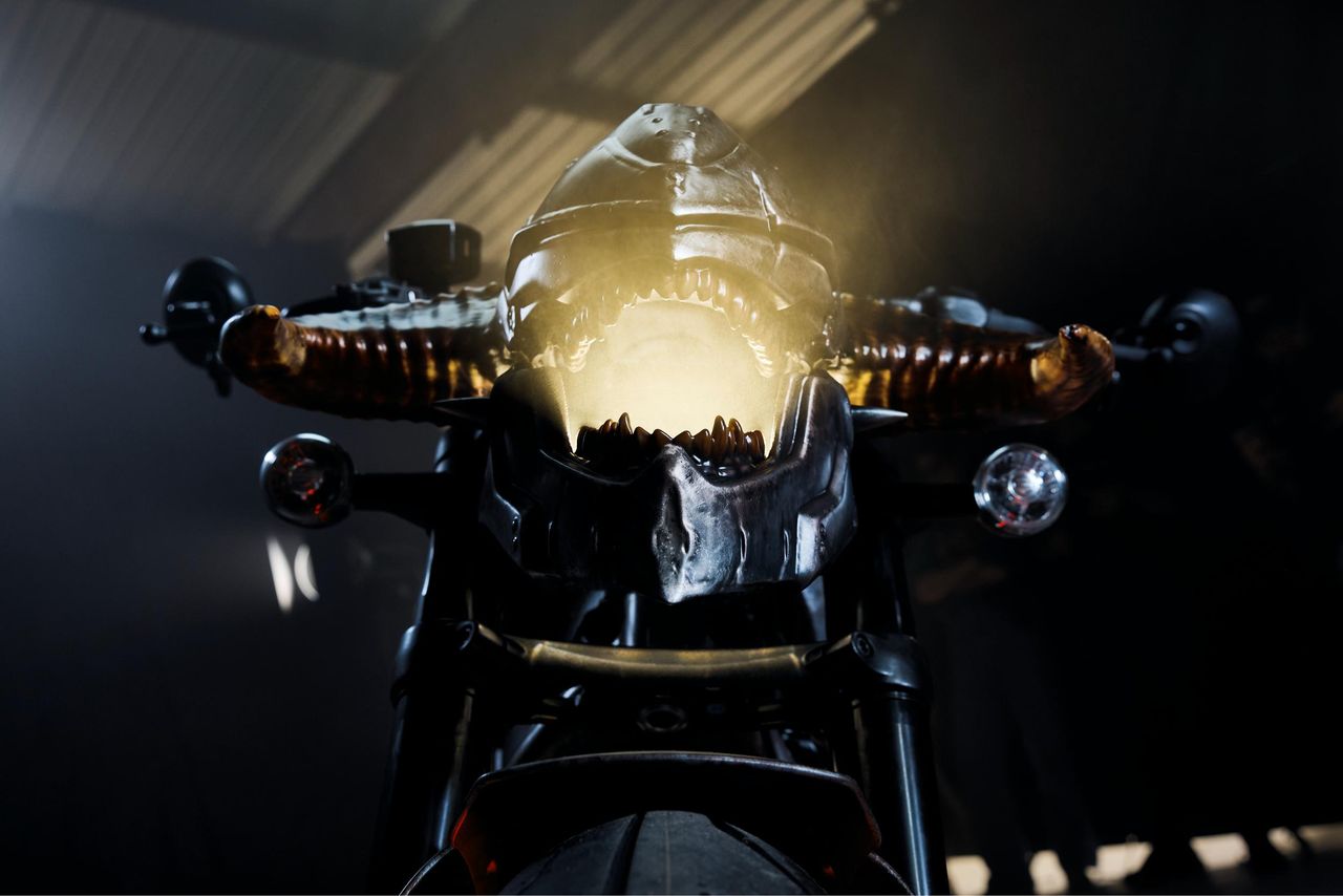 The Doom themed collaboration between Harley Davidson and Bethesda