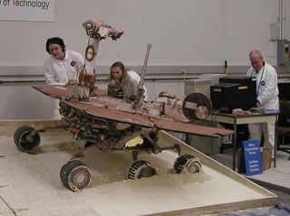 Test Rover in Place, NASA Prepares to Free Spirit