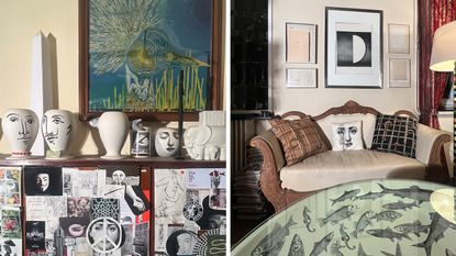  Barnaba Fornasetti shows us around his home including a look at a desk and sofa 