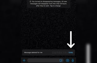 Whatsapp beta screenshot