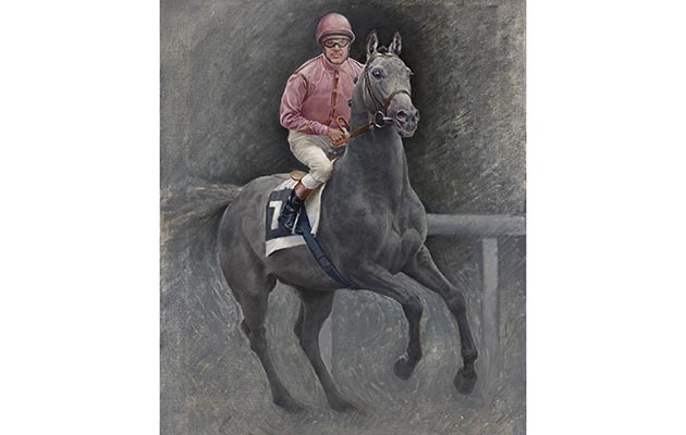 Sue Crawford: great Expectations 2018. 36"x 24" oil on canvas