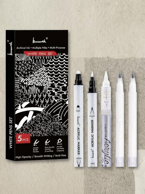 White Detailing Gel Pens