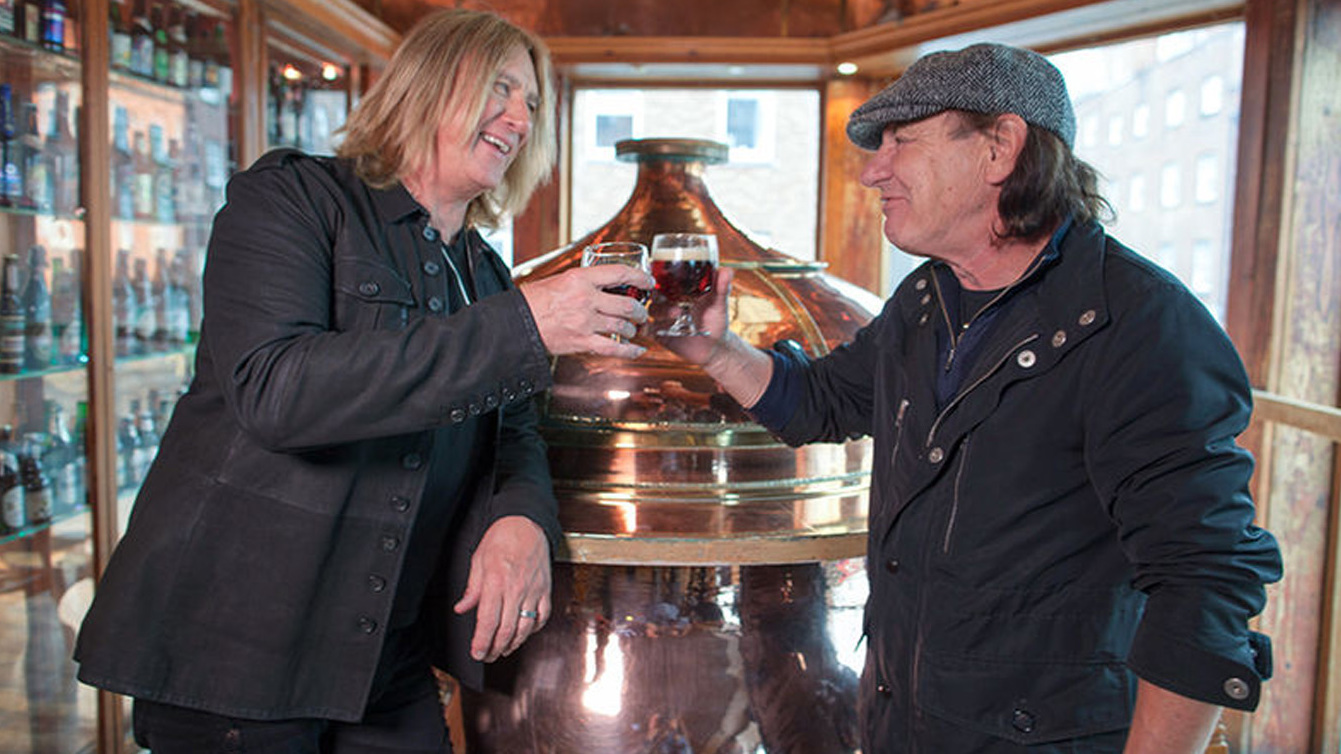 Joe Elliott with Brian Johnson