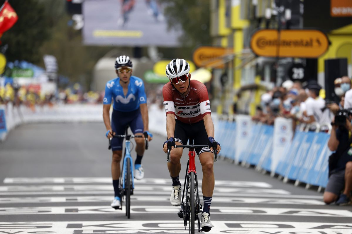 Tour de France 2020 - 107th Edition - 7th stage Cazeres - Loudenvielle 141 km - 05/09/2020 - Toms Skujins (LAT - Trek - Segafredo) - photo POOL Sunada/BettiniPhoto&Acirc;&copy;2020