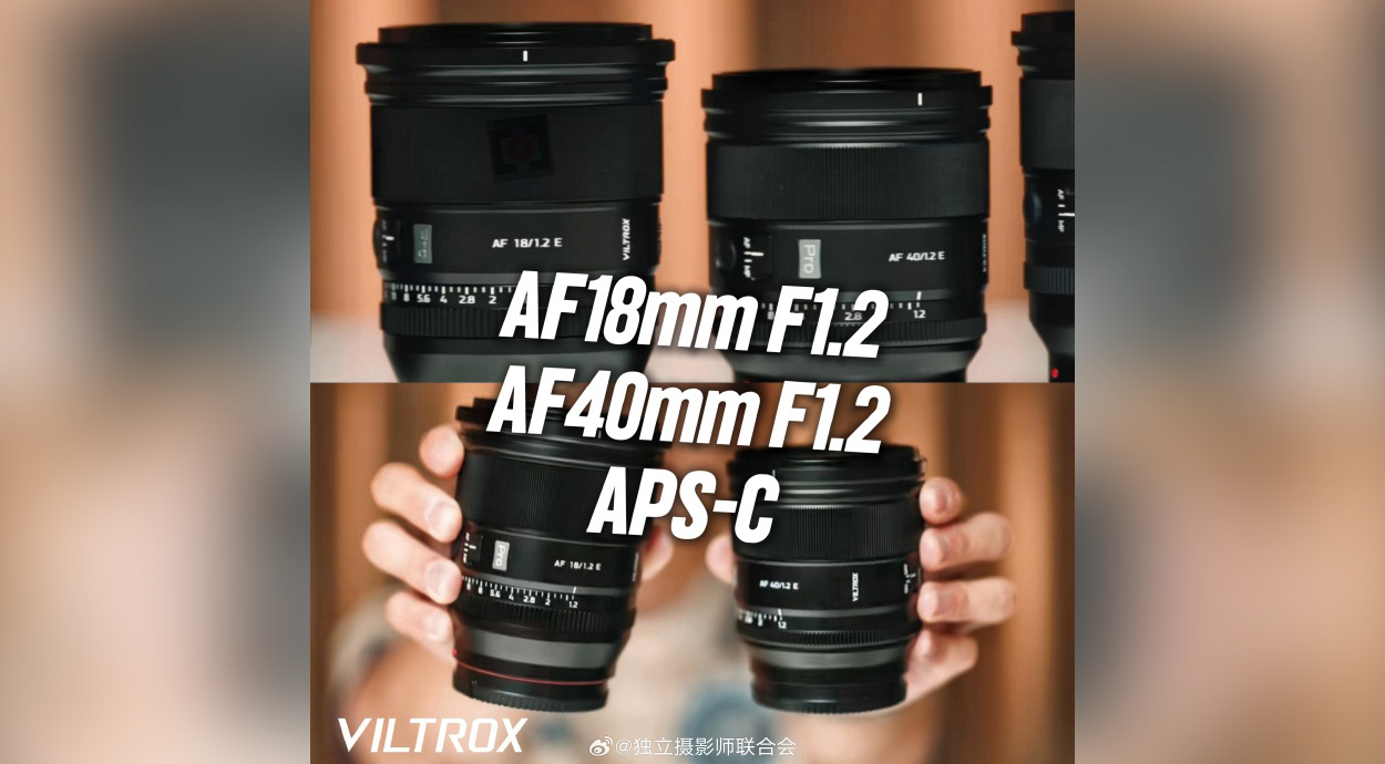 Viltrox AF 18mm f/1.2 Pro APS-C and AF 40mm f/1.2 Pro APS-C