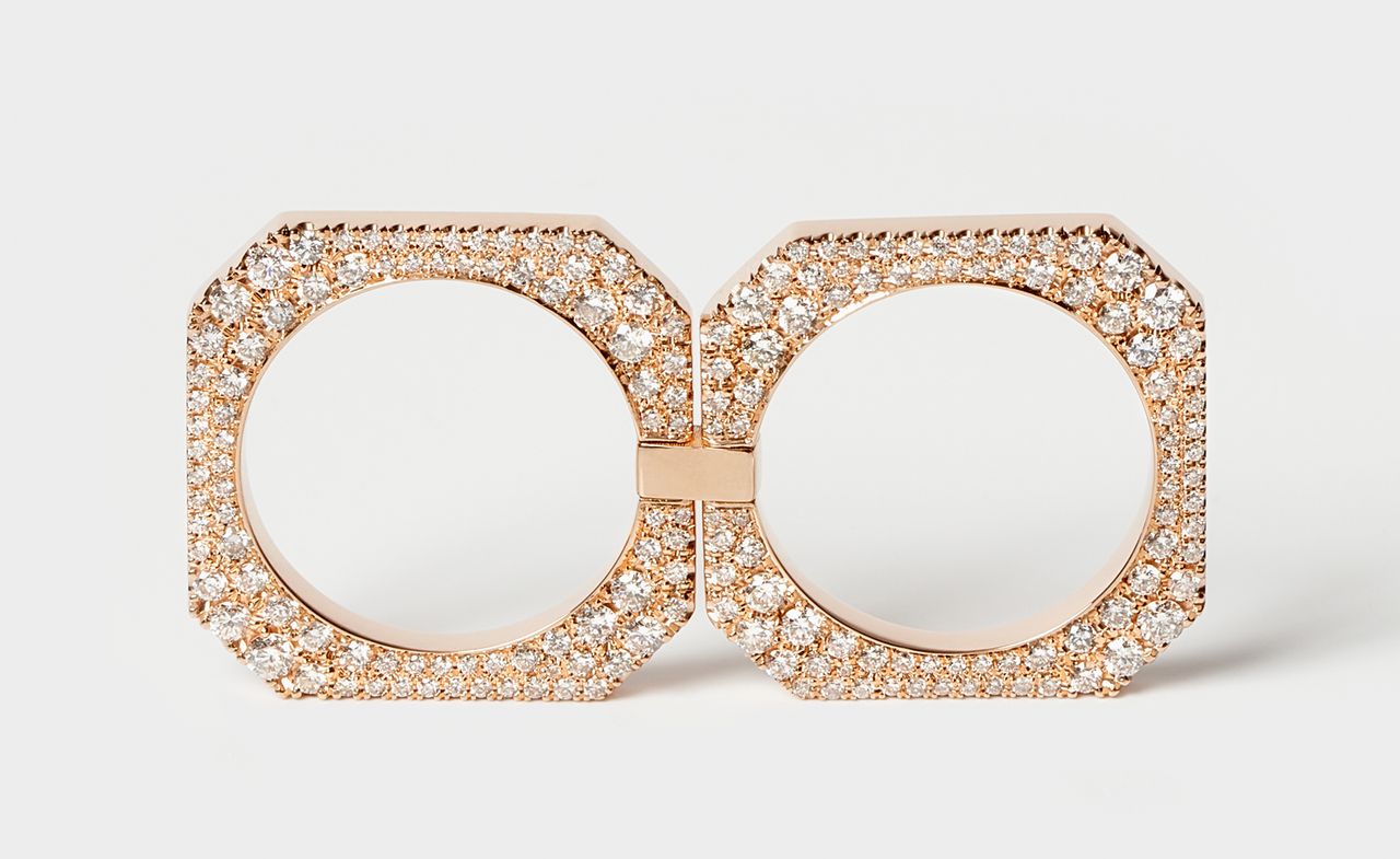 golden handcuffs jewellery by Kimy Gringoire