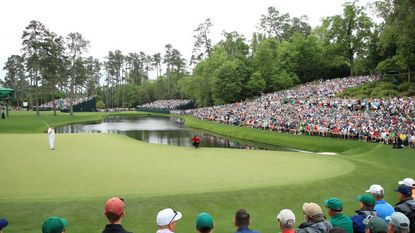 Masters Sunday Pin At The 16th