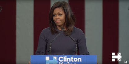 Michelle Obama addressed the recent comments made by Donald Trump.