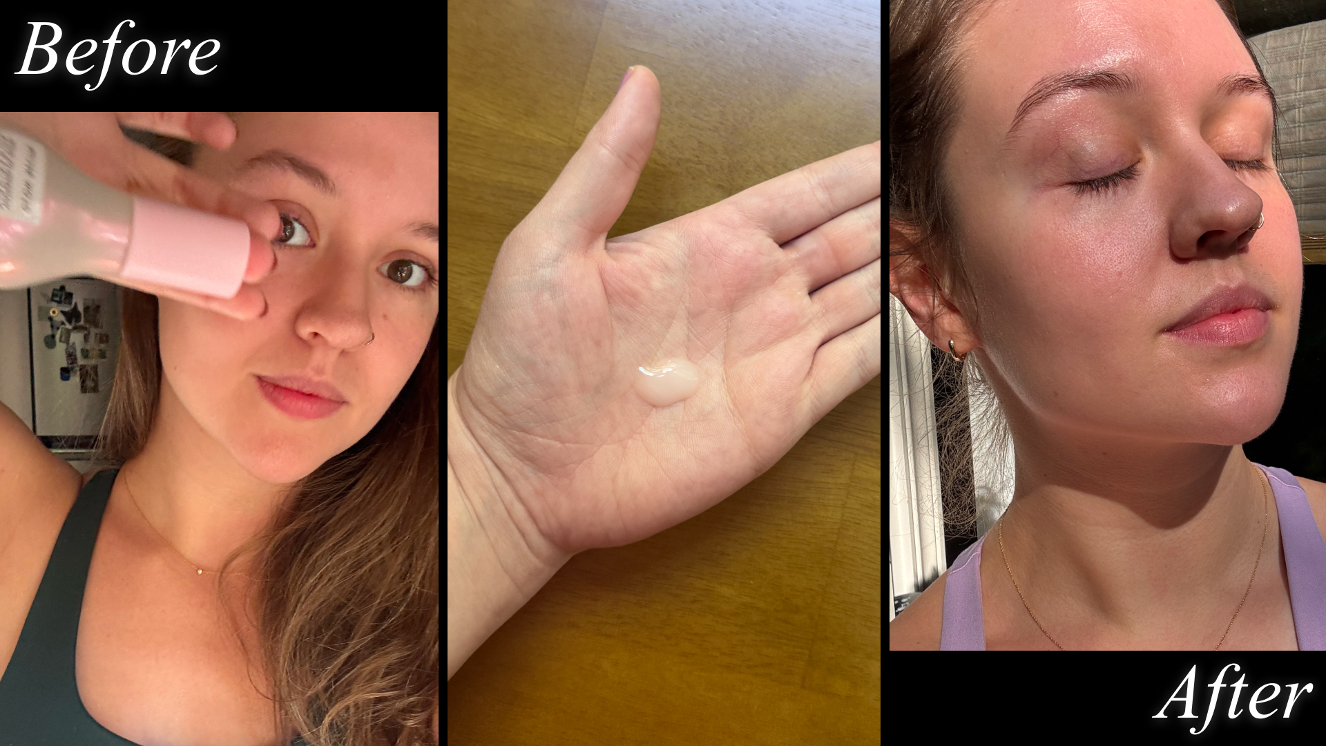 Ava Vilensky tests Glow Recipe&#039;s Niacinamide Dew Drops serum.