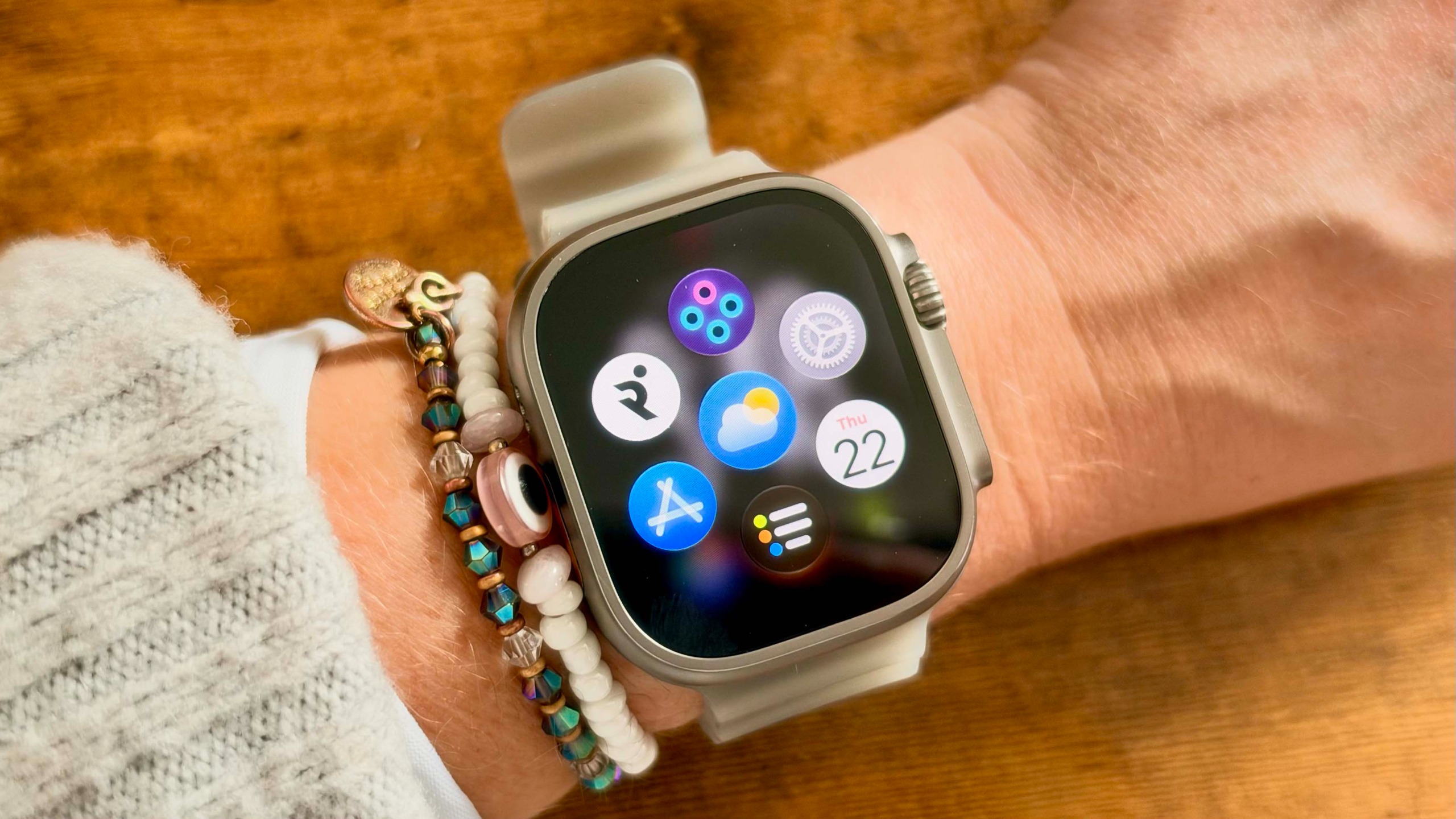 dynamic grid on Apple Watch Ultra 4