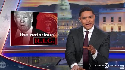 Trevor Noah digs into Donald Trump's "rigged" election allegations
