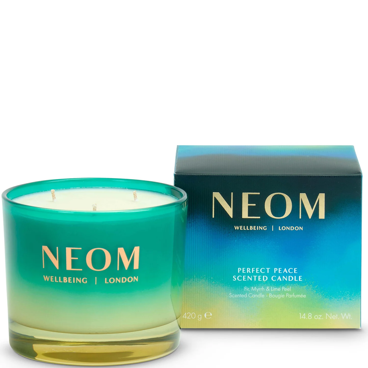 Neom Perfect Peace 3 Wick Candle 420g
